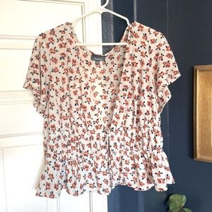 ModCloth blouse with tied waist detail